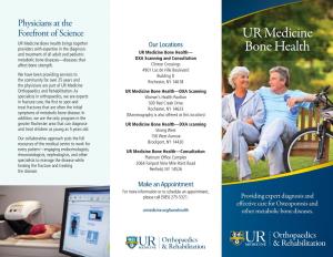 UR Medicine Bone Health