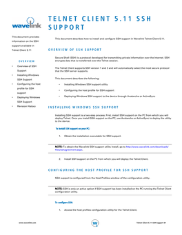 Telnet Client 5.11 Ssh Support