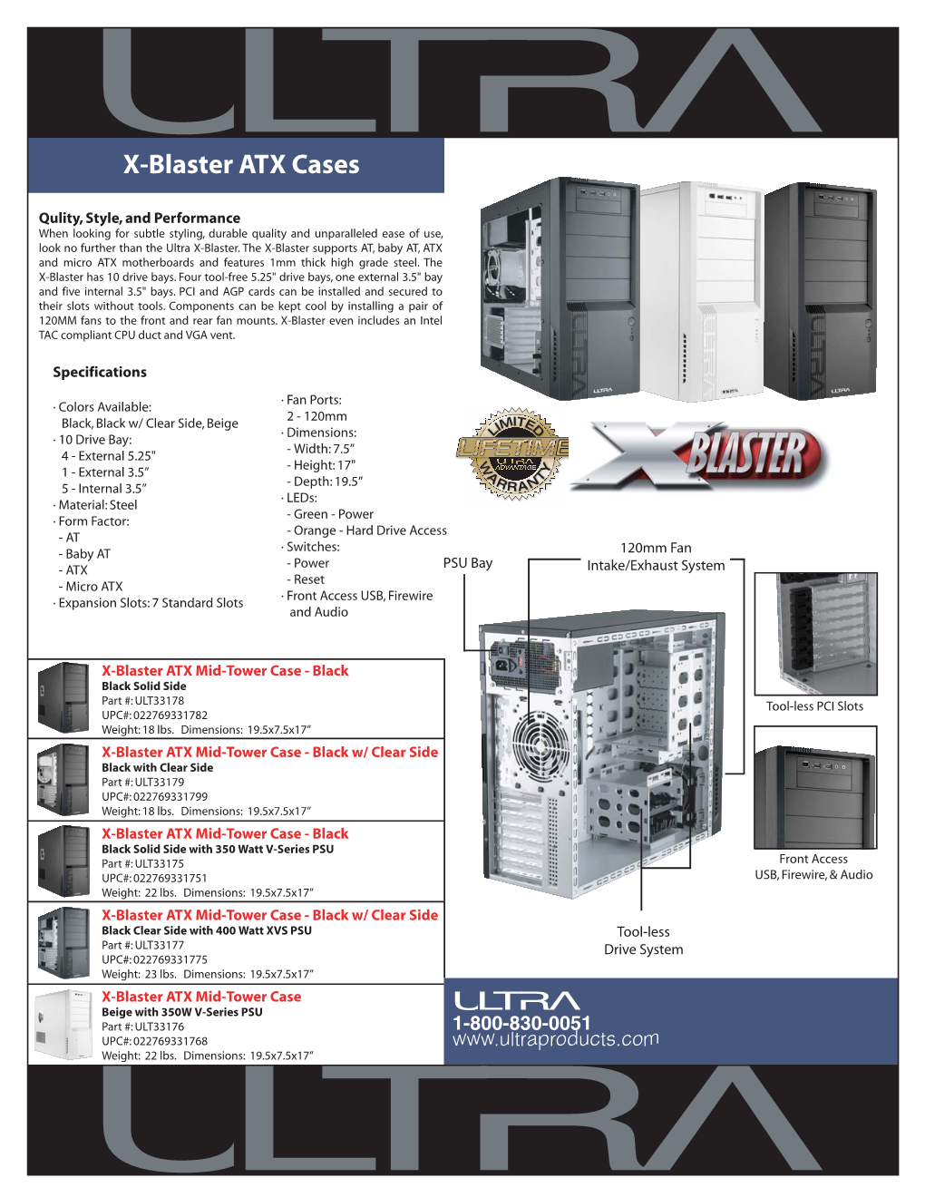 X-Blaster ATX Cases