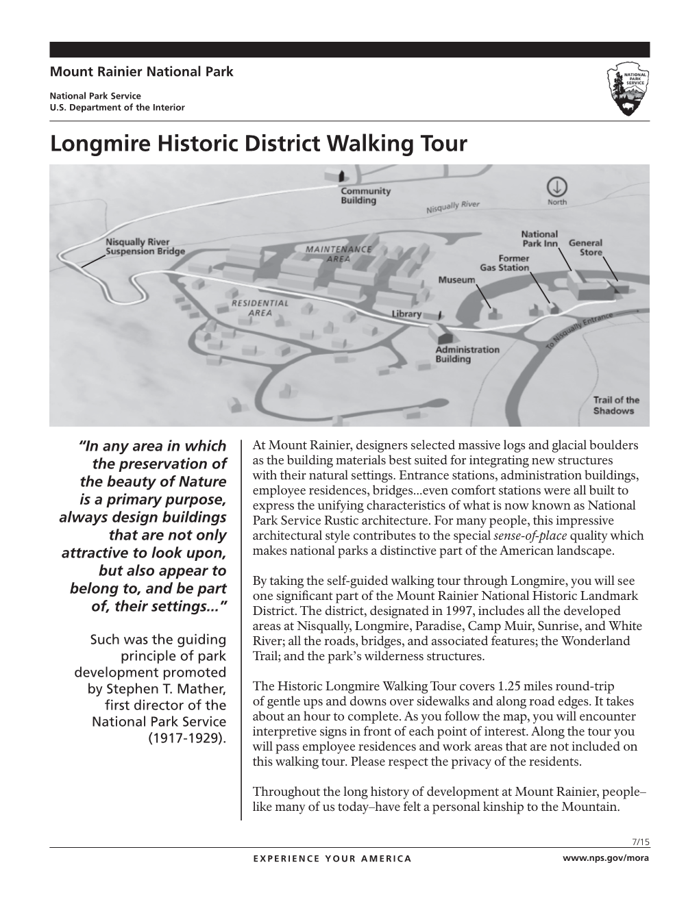 Longmire Historic District Walking Tour