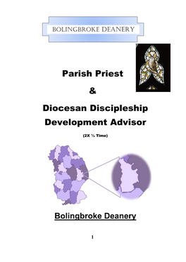 Parish Priest & Diocesan Discipleship Development Advisor