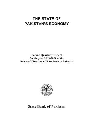 THE STATE of PAKISTAN's ECONOMY State Bank of Pakistan