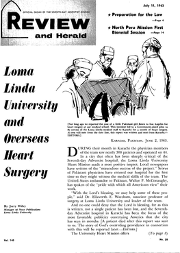 Loma Linda University and Overseas Heart Surgery