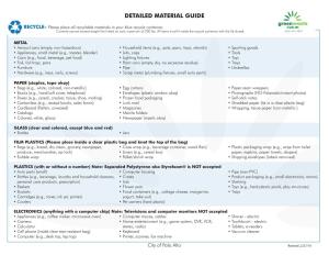 Detailed Material Guide