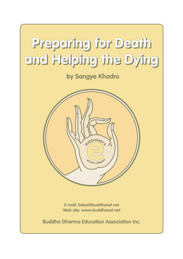 Preparing for Death & Helping the Dying