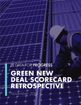 Green New Deal Scorecard Retrospective