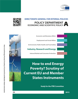 How to End Energy Poverty? Scrutiny of Current EU and Member States Instruments
