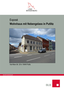 Exposé Wohnhaus Mit Nebengelass in Putlitz