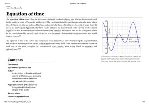 Equation of Time - Wikipedia