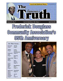 Frederick Douglass Community Association's 95Th Anniversary