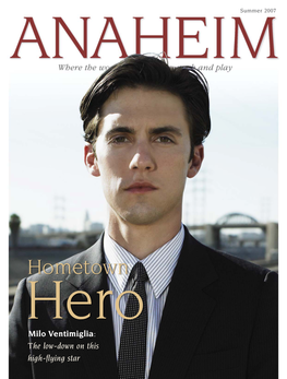 Hometown Hero Milo Ventimiglia: the Low-Down on This High-Flying Star