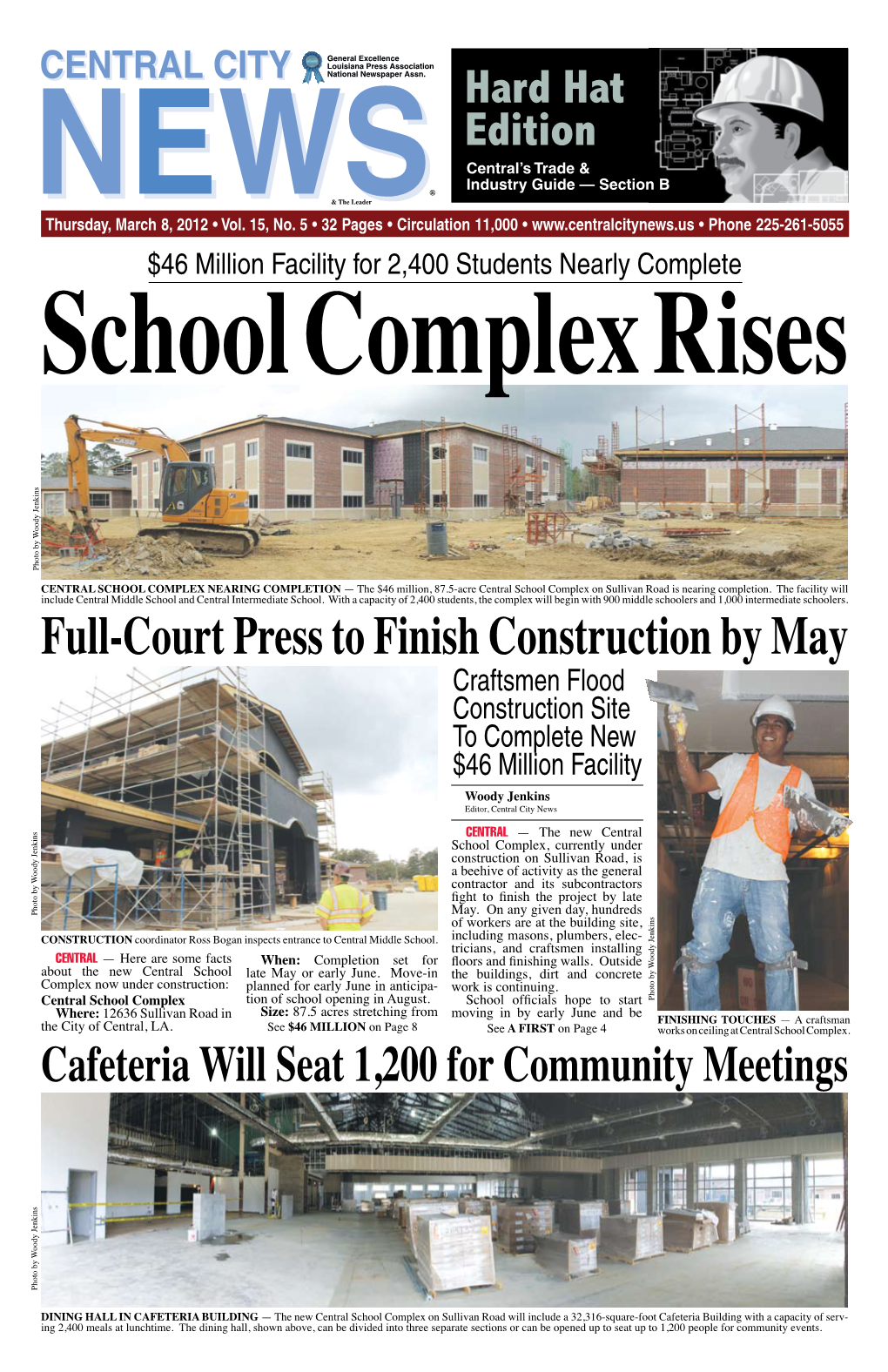 Full-Court Press to Finish Construction By