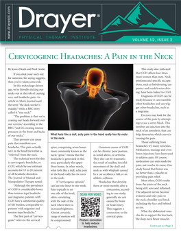 Cervicogenic Headaches: a Pain in the Neck