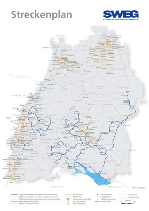 SWEG-Streckenplan