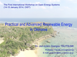 Practical and Advanced Renewable Energy in Okinawa