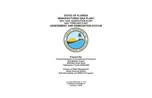 State of Florida Manufactured Gas Plant Assessment and Remediation