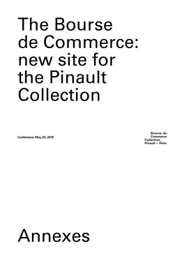 The Bourse De Commerce: New Site for the Pinault Collection