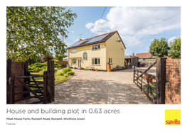 House and Building Plot in 0.63 Acres