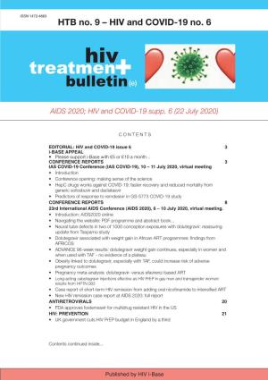 HIV and COVID-19 No. 6