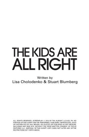 The Kids Are All Right Screenplay