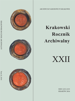 Krakow Archives Annual XXII