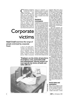 Corporate Victims