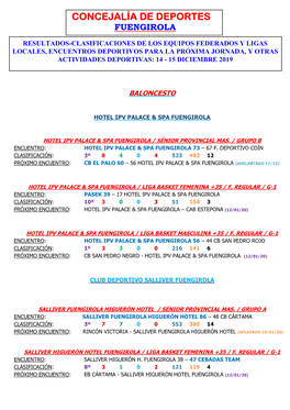 Concejalía De Deportes Concejalía De Deportes