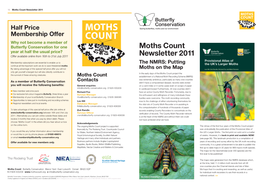 Moths Count Newsletter 2011
