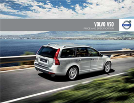 VOLVO V50 PRICE and SPECIFICATION Create Your Perfect Volvo V50