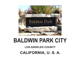 Baldwin Park City Los Angeles County California, U