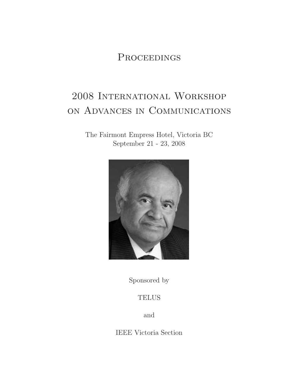 Proceedings 2008 International Workshop on Advances In
