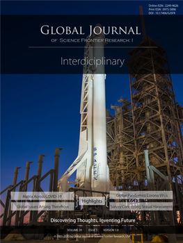 Global Journal of Science Frontier Research: I