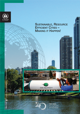 Sustainable, Resource Efficient Cities – Making It