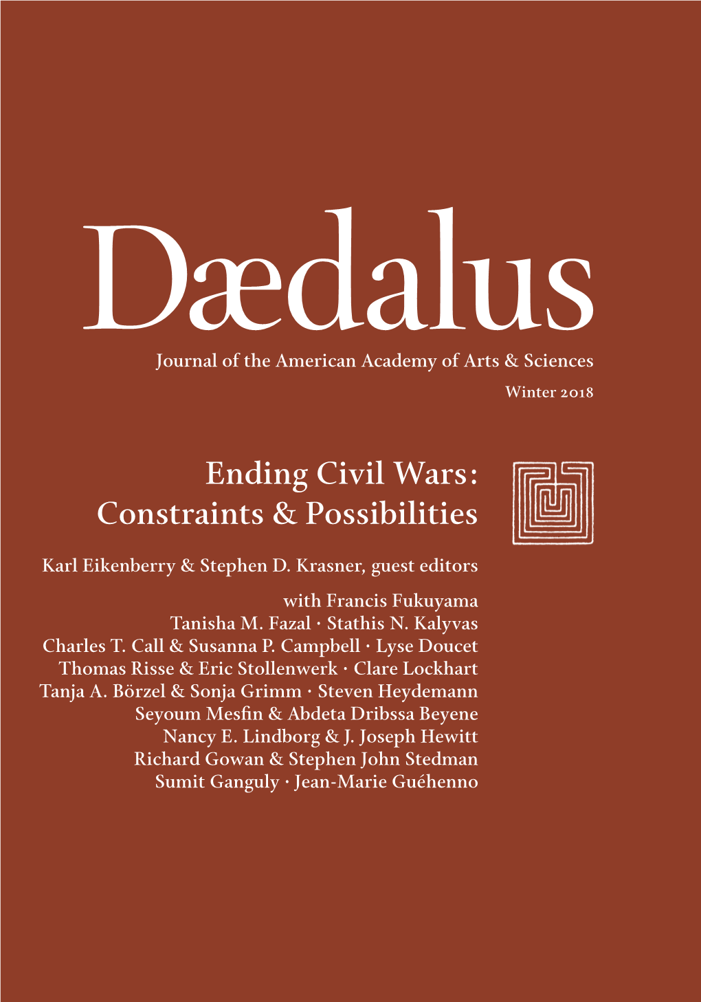 Ending Civil Wars: Constraints & Possibilities