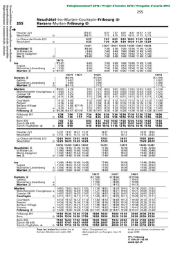 255 Neuchâtel – Fribourg