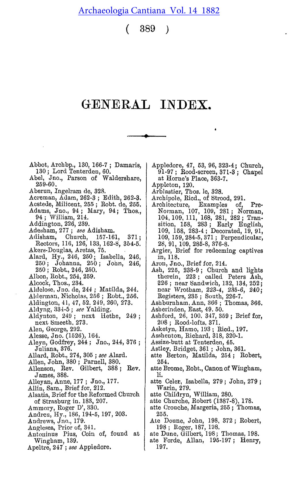 General Index