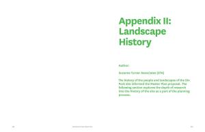 Appendix II: Landscape History