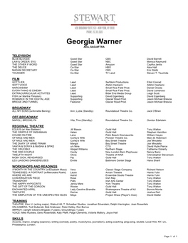 Georgia Warner Theatrical Resume.1