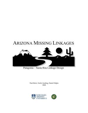 Arizona Missing Linkages: Patagonia – Santa Rita Linkage Design