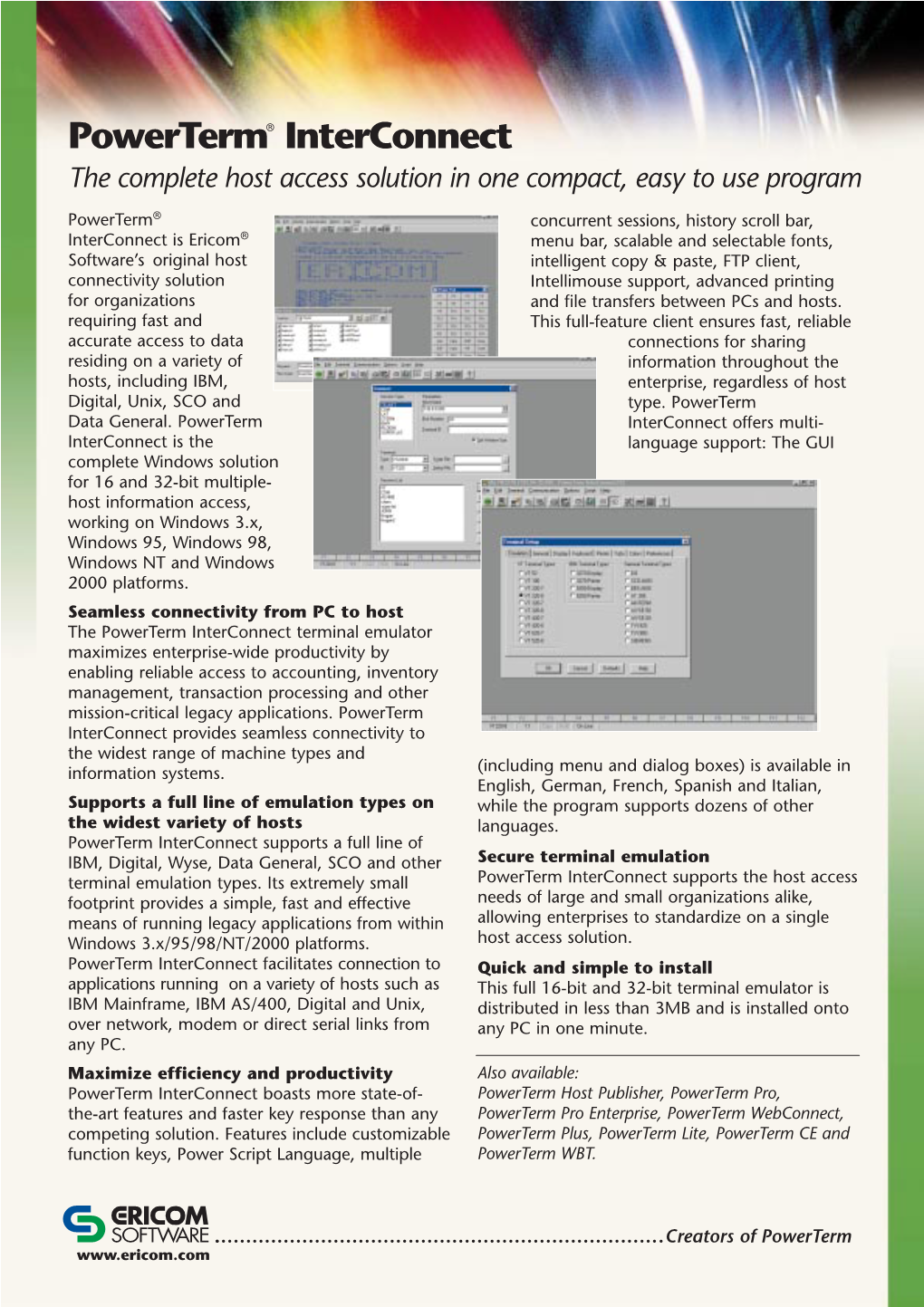 Download Powerterm Interconnect Datasheet