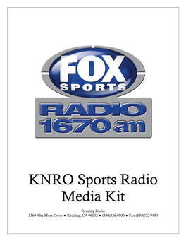 KNRO Sports Radio Media