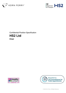 HS2 Ltd Chair