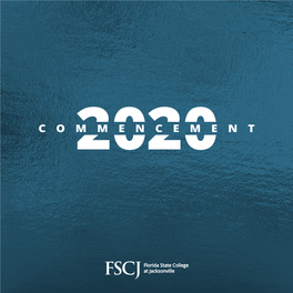 2020 Commencement Program (Download PDF)