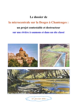 Microcentrale Chanteuges 150121
