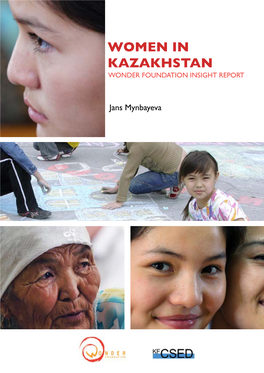 Women in Kazakhstan Wonder Foundation Insight Report