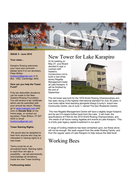 New Tower for Lake Karapiro Working Bees
