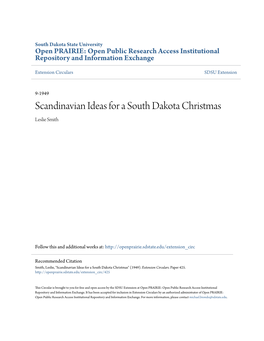 Scandinavian Ideas for a South Dakota Christmas Leslie Smith