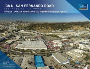 138 N. SAN FERNANDO ROAD Los Angeles, CA 90031 for SALE | CANNABIS DISPENSARY RETAIL INVESTMENT in LINCOLN HEIGHTS