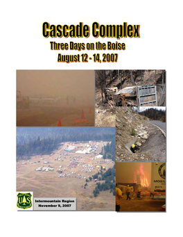 Cascade Complex Accident Prevention Analysis Report Table of Contents