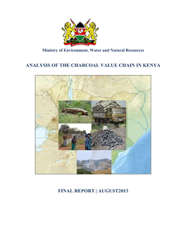 Charcoal Value Chain Analysis Within the Region Helps Identify the Main Actors and Understand Their Roles and Main Activities